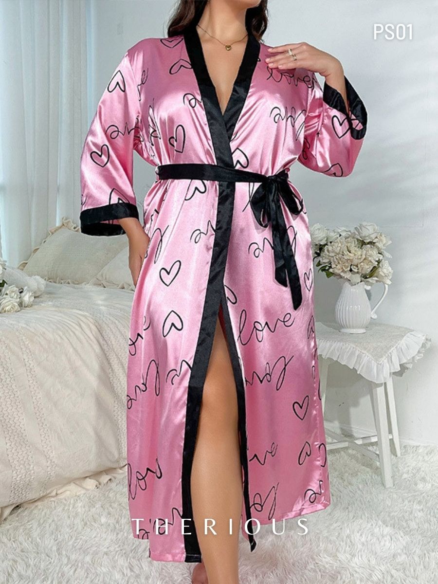 Lucia Curve Satin Robes PS01 [Pre-order]