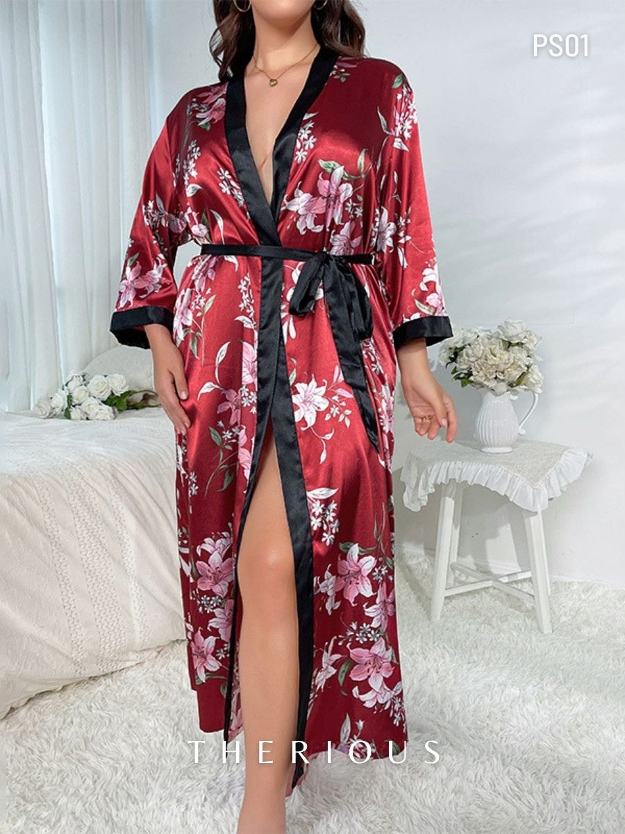 Lucia Curve Satin Robes PS01 [Pre-order]