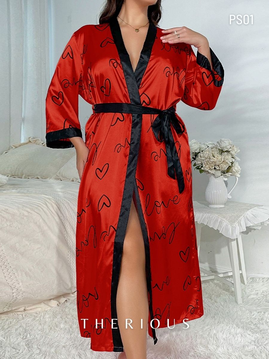 Lucia Curve Satin Robes PS01 [Pre-order]