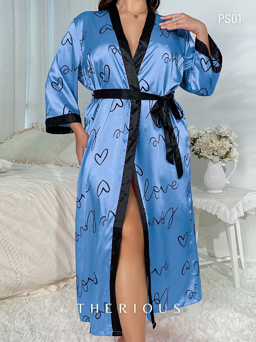 Lucia Curve Satin Robes PS01 [Pre-order]