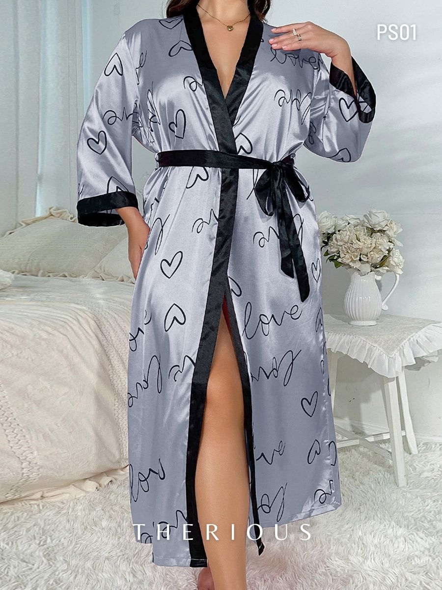 Lucia Curve Satin Robes PS01 [Pre-order]