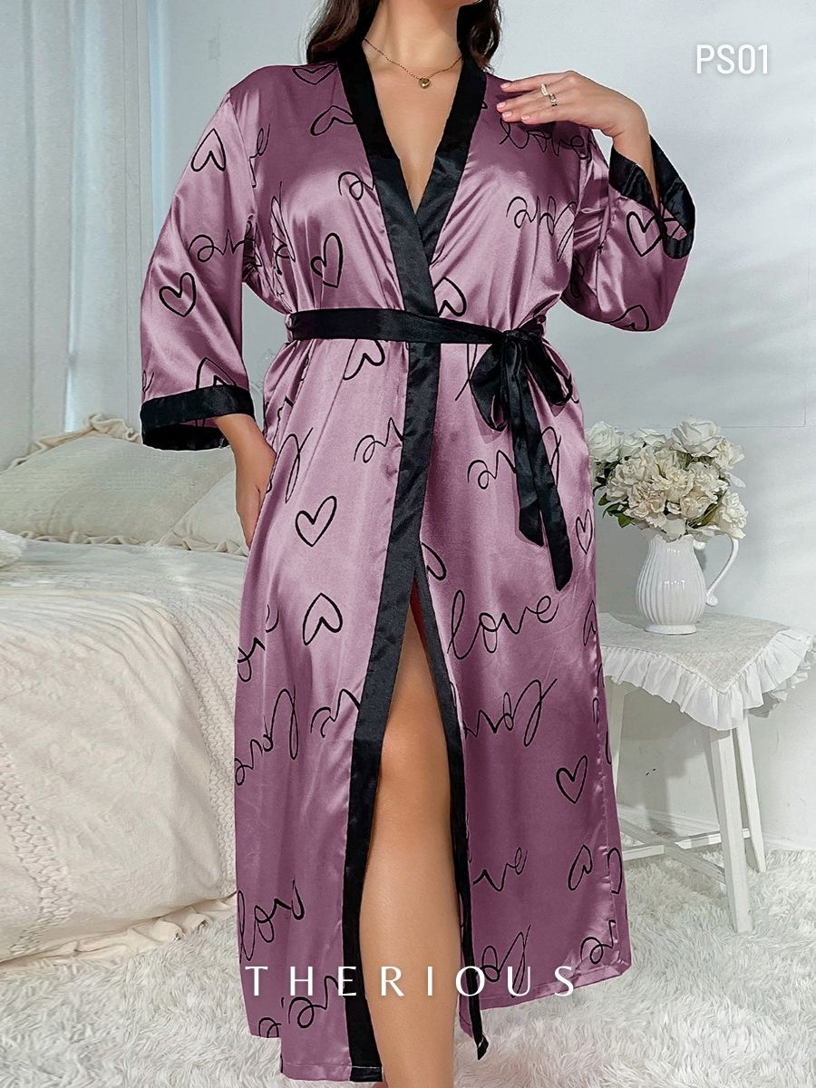 Lucia Curve Satin Robes PS01 [Pre-order]