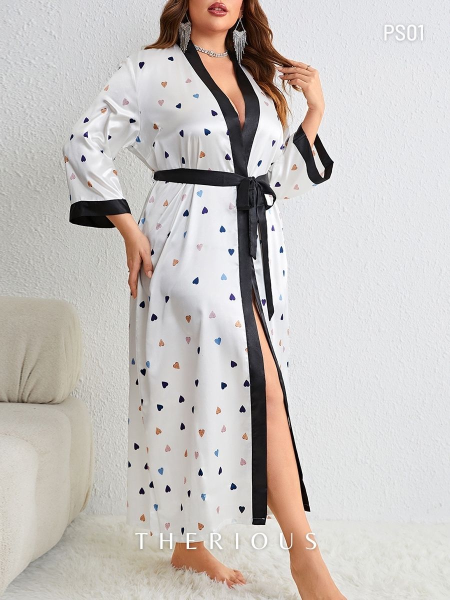 Lucia Curve Satin Robes PS01 [Pre-order]