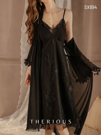 Calla Butterfly Long Dress Lingerie SX894 [Preorder]