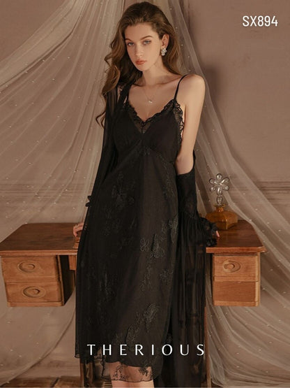 Calla Butterfly Long Dress Lingerie SX894 [Preorder]