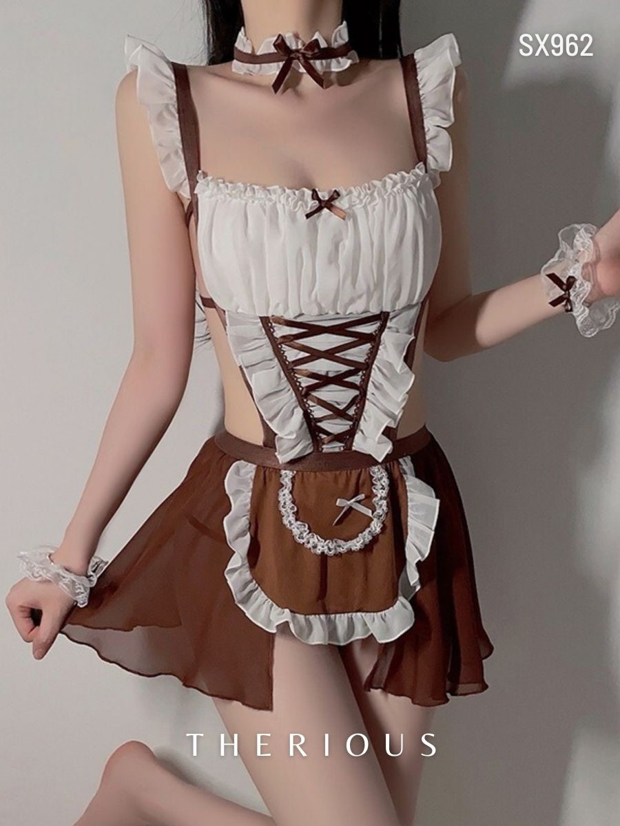 Hazel Maid Costume Lingerie SX962 [Ready Stock]